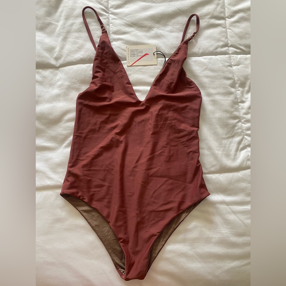 Acacia, Lenny Full Piece, Size S, Color Currant